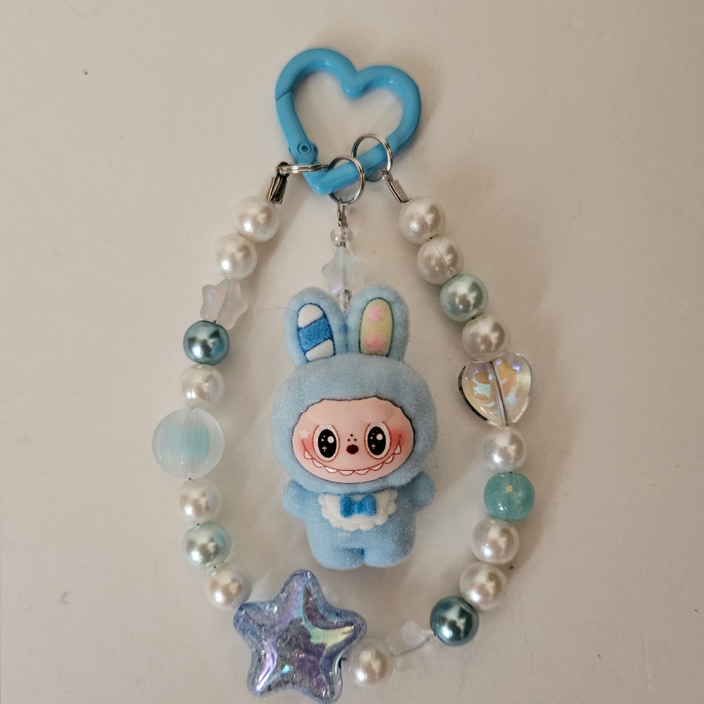 Labubu Keychain Purse Charm